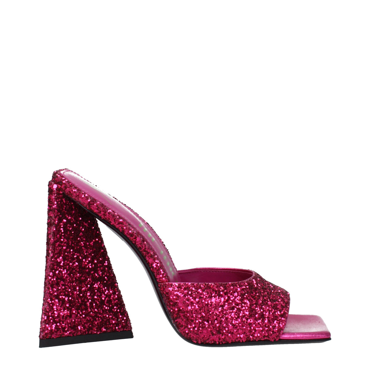 The Attico Sandals Devon Womens Glitter Fuxia - Image 2