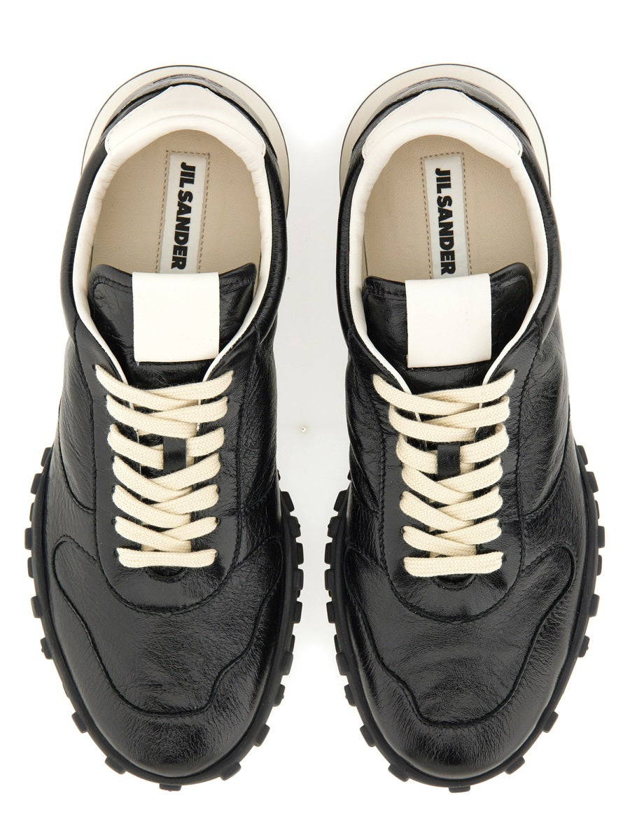 Jil Jil Sander Low Leather Sneaker - Image 2