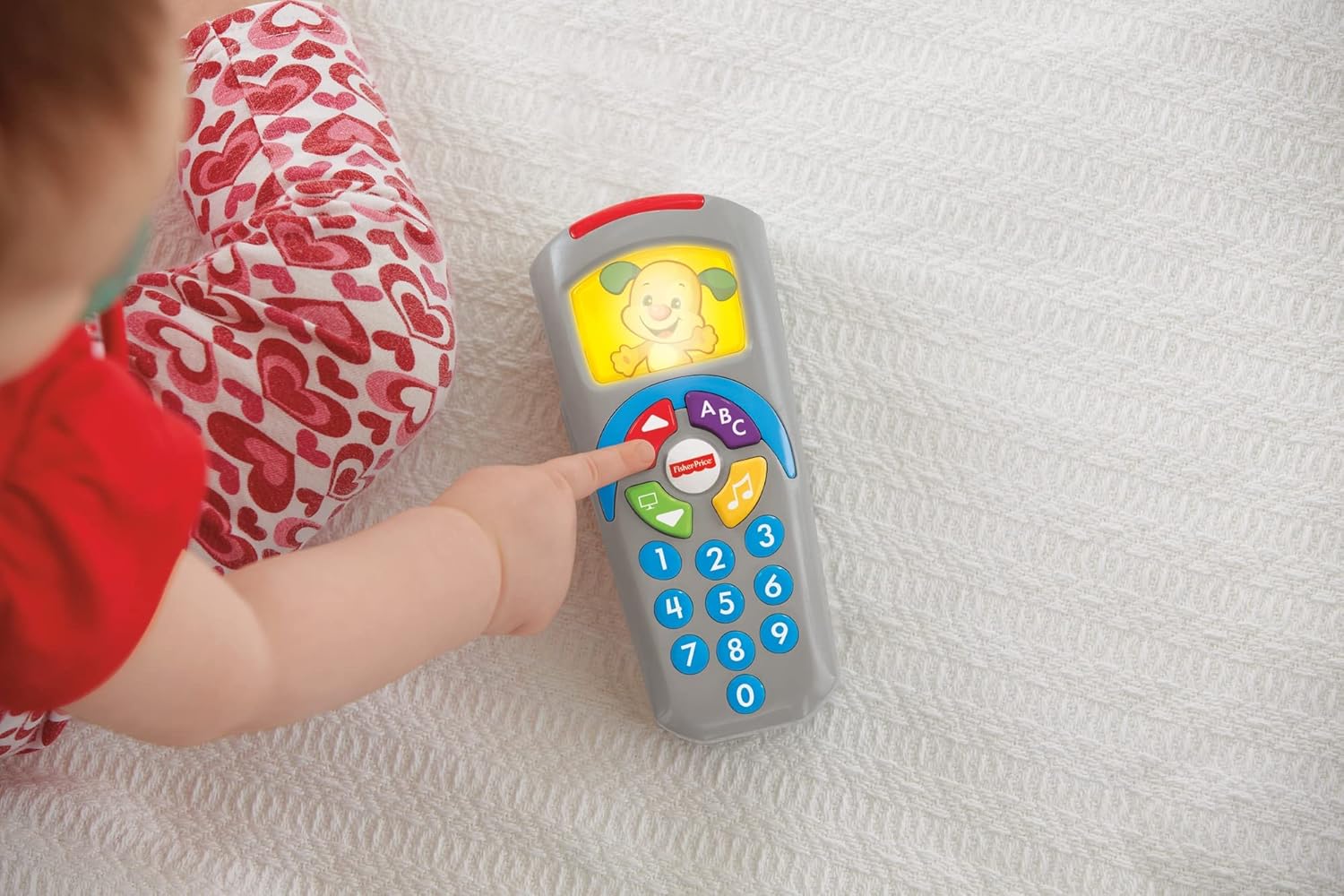 Fisher Price Puppy Bilingual Remote Control Baby Toddler Toys Educational Learning Toys Numbers English 6 Months to DRD26