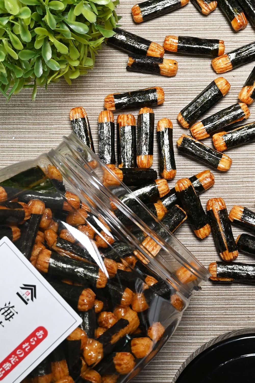 Arare Arare [Familiar Soy Sauce and Seaweed Combination!] Snack Japanese Confectionery Commercial Use (The crunch of Arare and the crispness of seaweed are irresistible!) Sennari Trading Co., Ltd