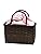 Hasegawa Women's Bamboo Hamper Yukata Basket Bag, Removable Drawstring