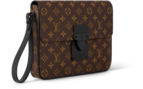 LOUIS VUITTON S Lock A4 Pouch - Image 2