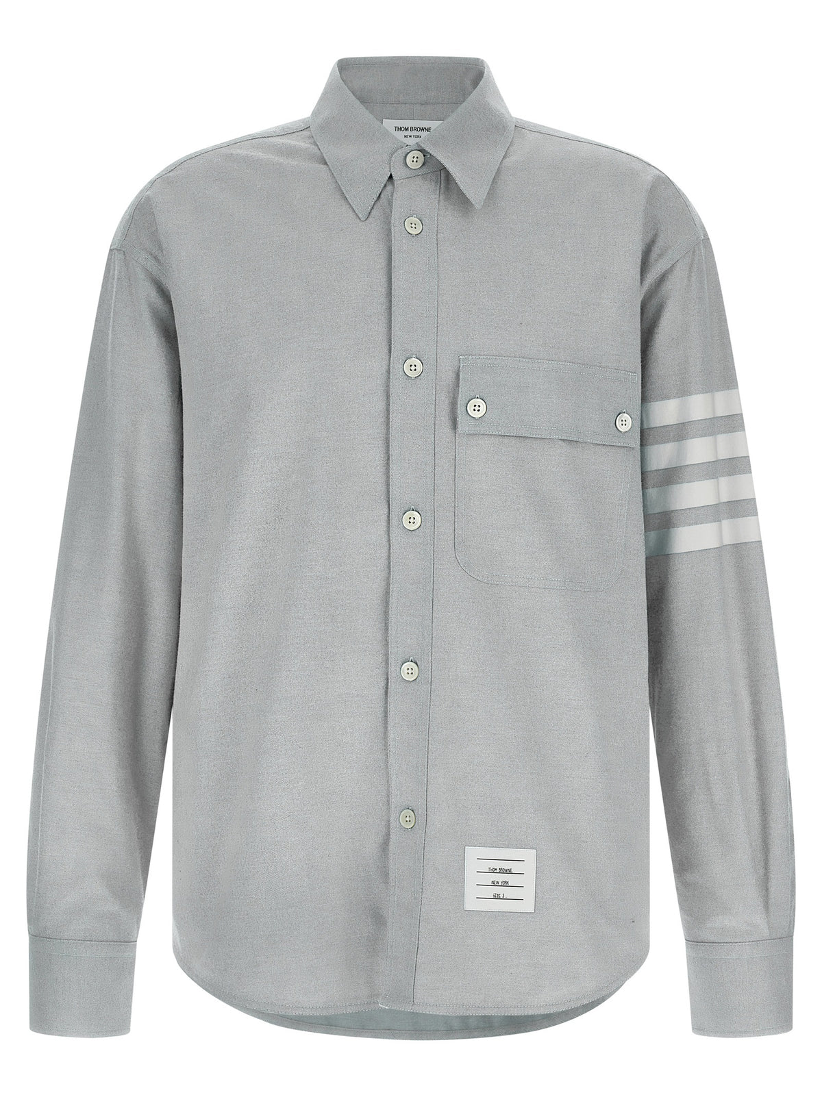 Thom Thom Browne '4 Bar'フランネルシャツ - Image 2