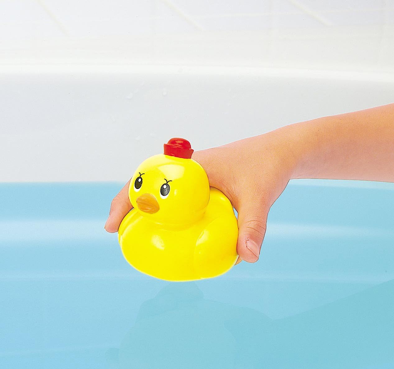 アヒル隊長 おふろにぎにぎ水てっぽう