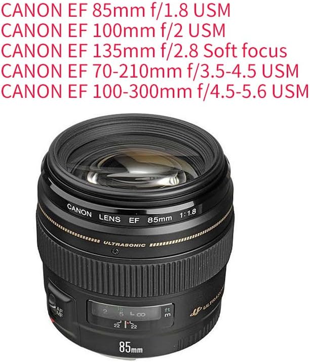Canon Lens Hood ET-65 III EF100-300mm 100 F2 135mm F2.8 85mm USM Reversible Sunshade