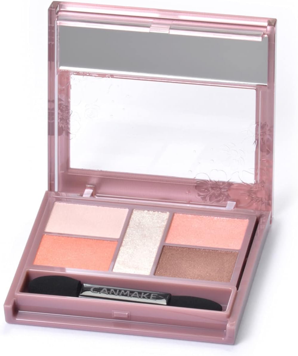 Canmake Perfect Stylist Eyes v22, Apricot Beach, Eyeshadow 22, 0.1 oz (3.0 g) (x1)