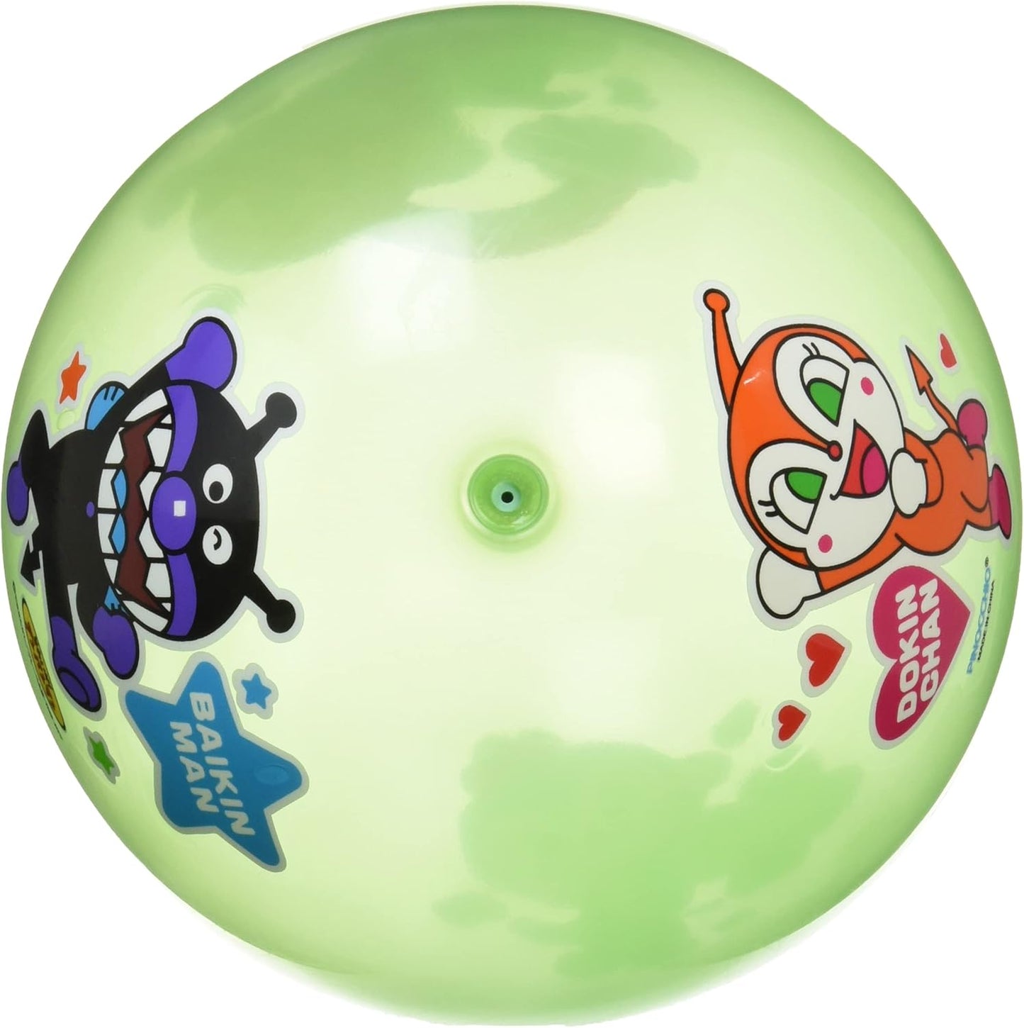 AGATSUMA Anpanman Colorful Ball, No. 7, Green, 6.9 inches (17.5 cm)