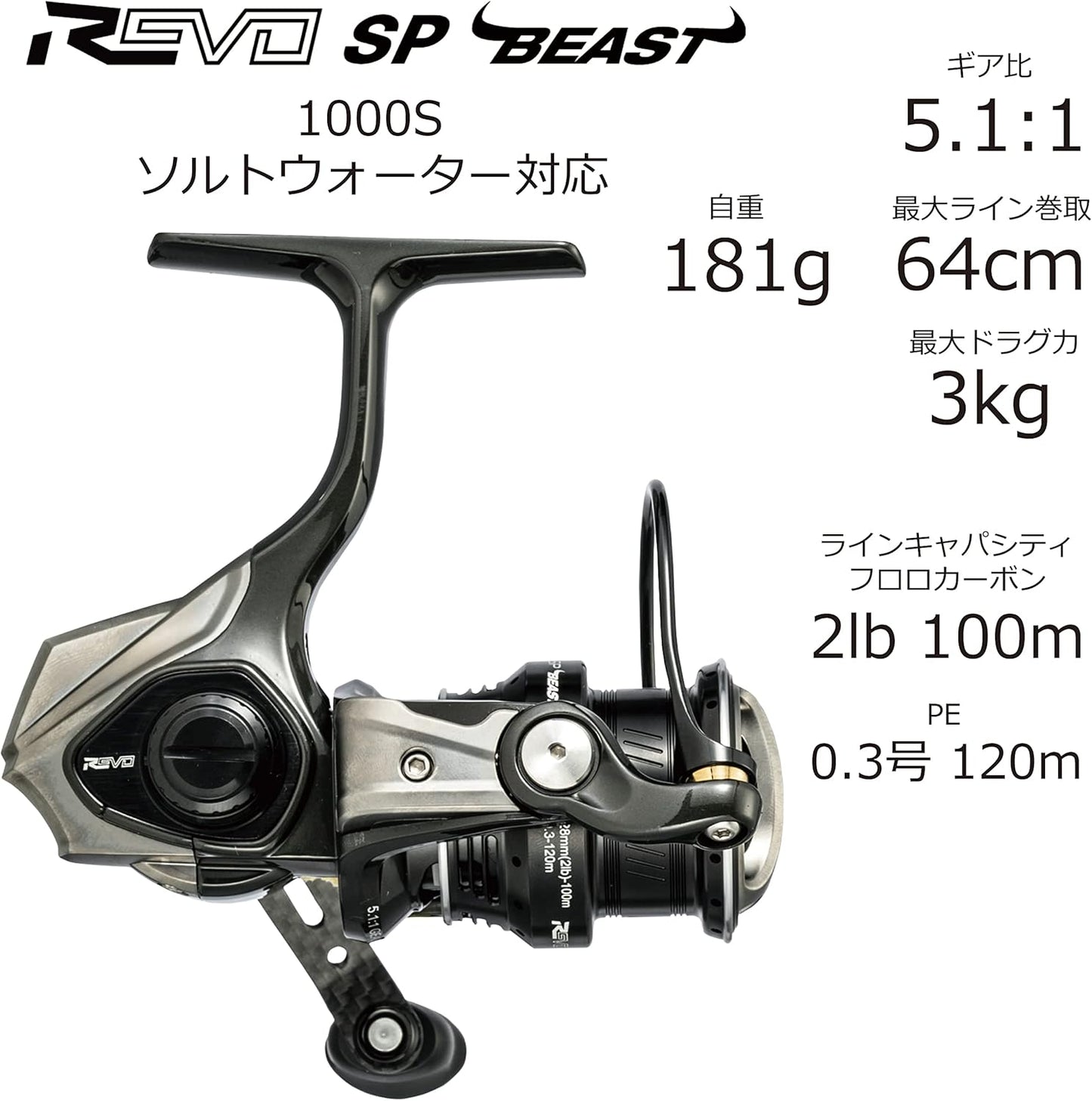 Abu Garcia REVO SP Beast Spinning Reel, Various Types