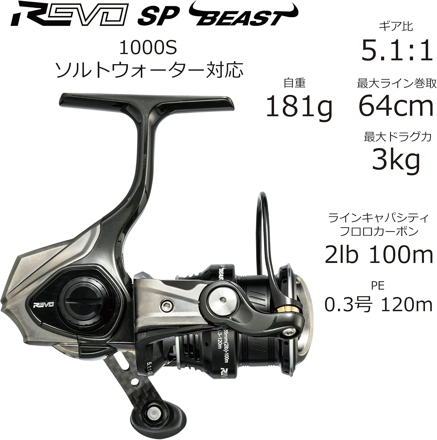 Abu Garcia REVO SP Beast Spinning Reel, Various Types