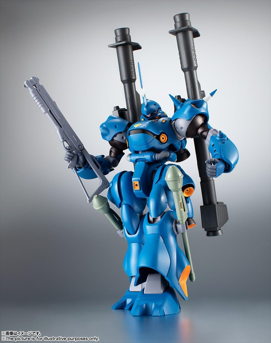 TAMASHII NATIONS Robot Spirits, Mobile Suit Gundam 0080, War in the Pocket, MS-18E Kempher Ver., A.N.I.M.E. (Resale Version), Approx. 5.1 inches (130 mm), ABS & PVC, Painted Action Figure