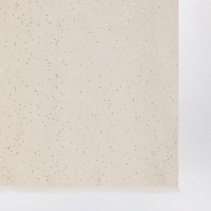 Brunello Cucinelli Cashmere Rustic Beige Scarf - Image 2