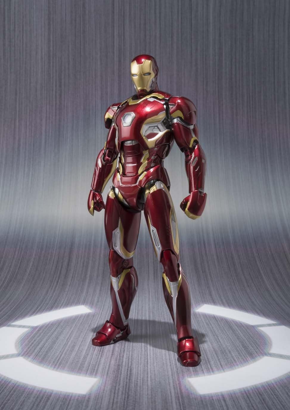 SH Figuarts Avengers Iron Man Mark 45 about 155mm ABS u0026 PVC u0026 die-cast painted action figure