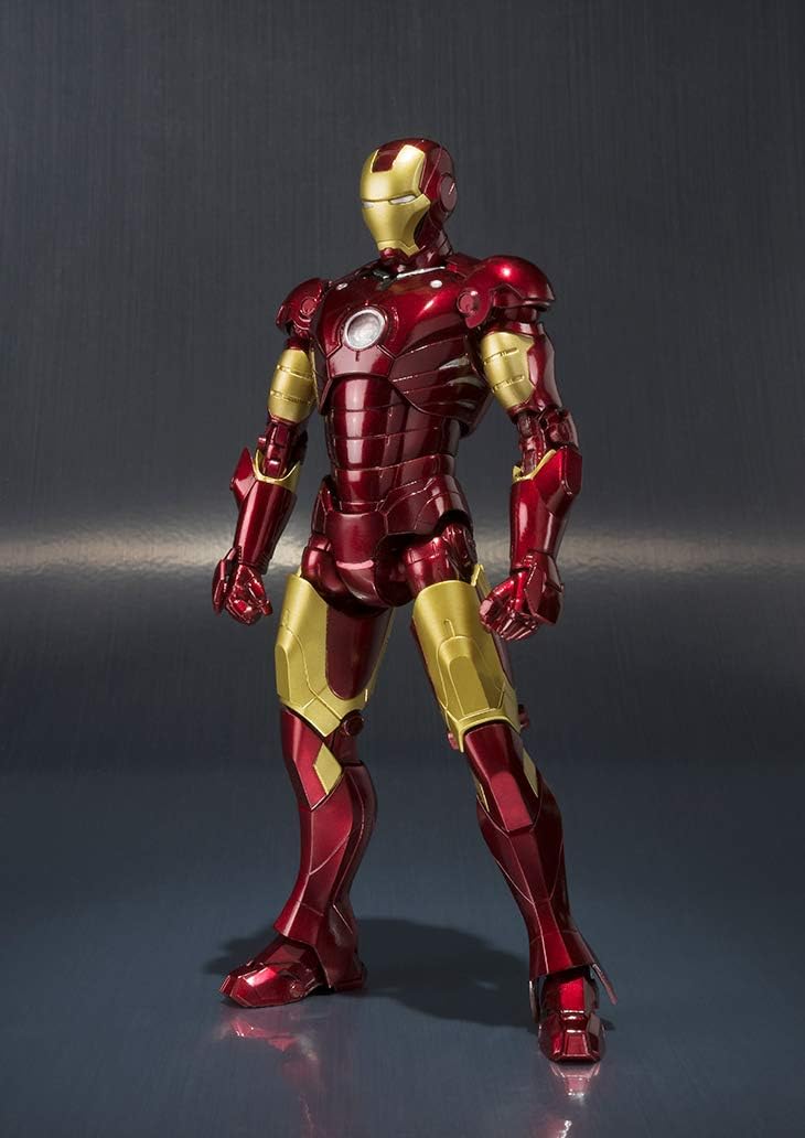 S.H. Figuarts Iron Man Mark 3, Approx. 6.1 inches (155 mm), ABS & PVC Die-Cast Action Figure