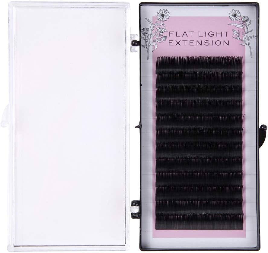 THREE JUICY Flat Lush Eyelash Extensions, J Curl, Thickness 0.15mm (13mm)