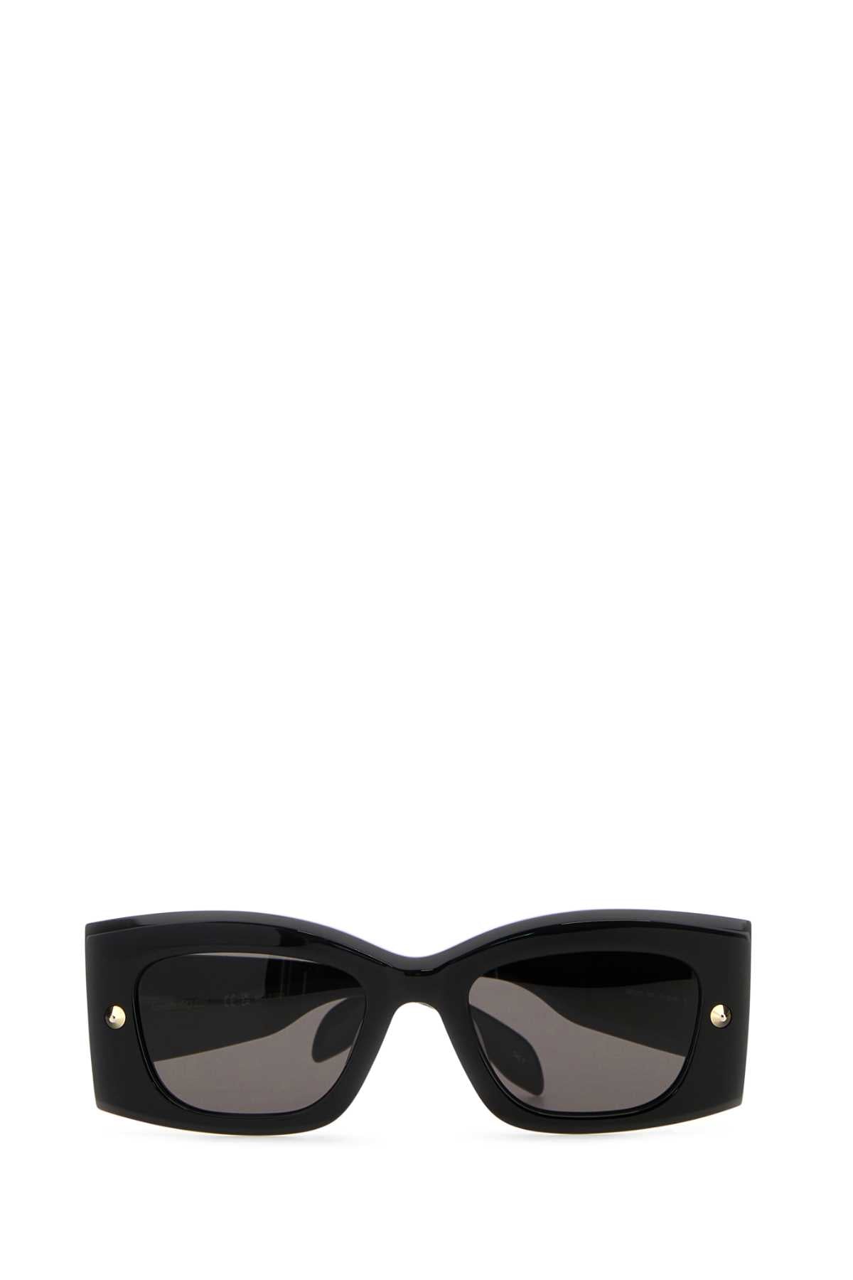Alexander Mcqueen アレクサンダーマックイーンブラックアセテートサングラス - Image 2