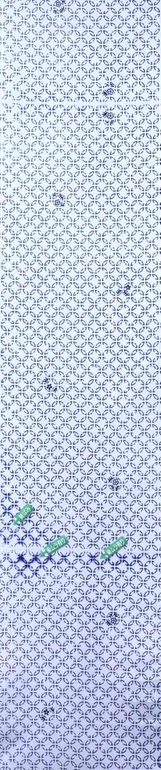 Yukata Kimono No.401, Cloisonne Pattern, White Background, Ears Available