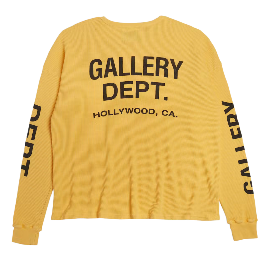GALLERY DEPT. 'YELLOW' THERMAL LONGSLEEVE