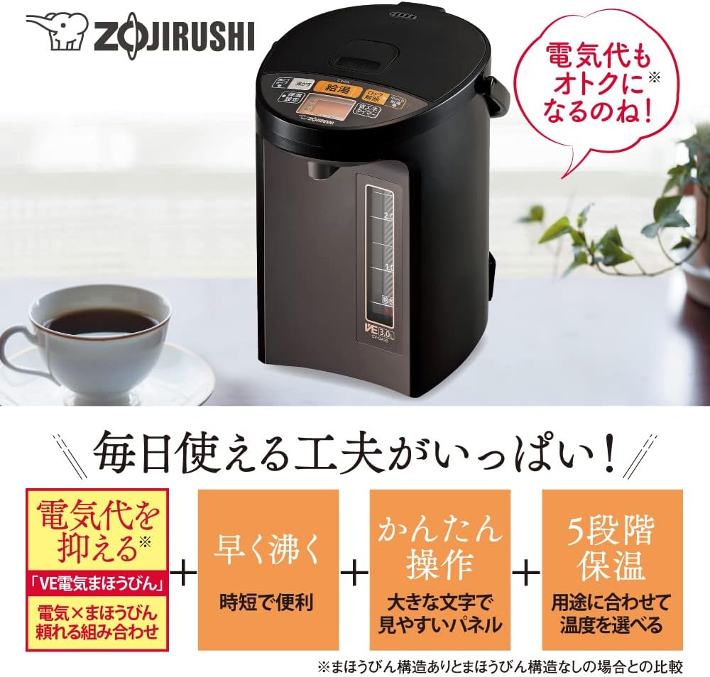 Zojirushi CV-GA VE Electric Hot Water Container