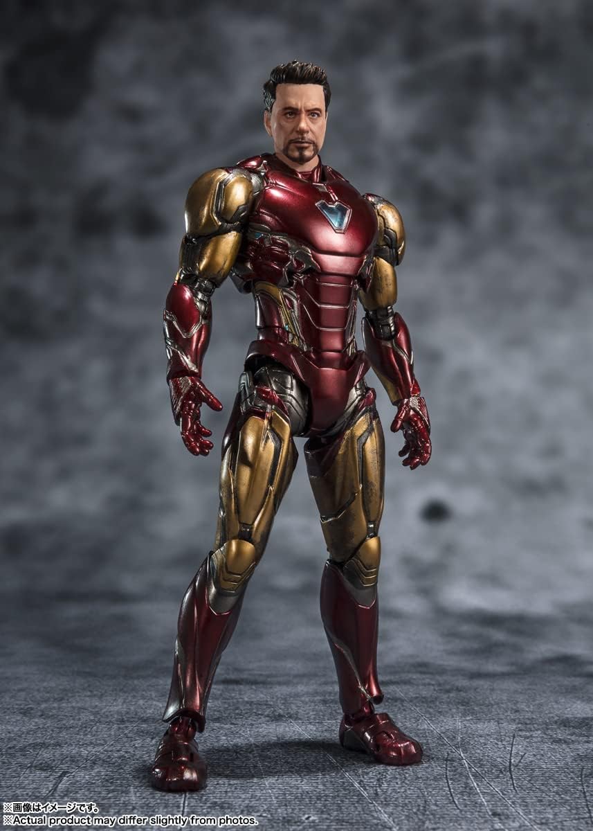 BANDAI SPIRITS S.H. Figuarts Avengers End Game Iron Man Mark 85 - FIVE YEARS LATER ~ 2023 EDITION - (THE INFINITY SAGA) Approx. 6.3 inches (160 mm), PVC & ABS, Pre-painted Action Figure