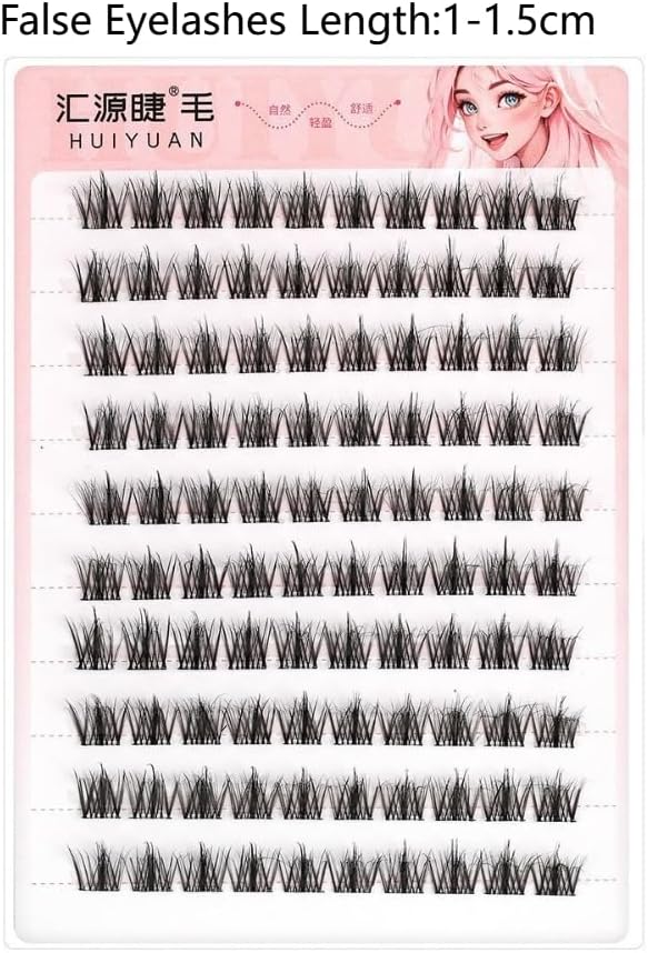 Reusable Glue Free False Eyelashes 5D Trilogy Sunflower Small Firefly Eyelashes Makeup DIY Adhesive Makeup Tools