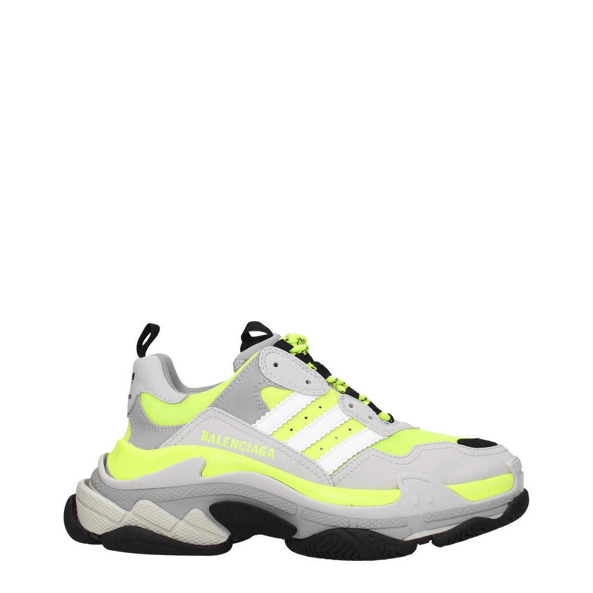 Balenciaga バレンシアガスニーカーアディダストリプル S メンズファブリックグレー/フルオイエロー - Image 2