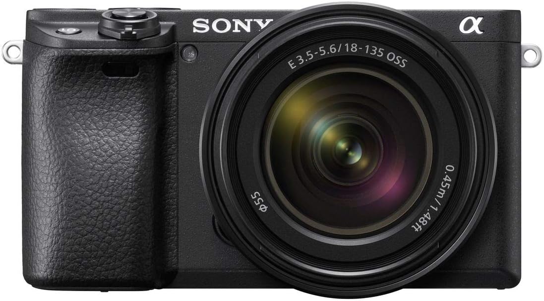 Sony APS-C Mirrorless SLR Camera α6400 High Magnification Zoom Lens Kit (Included Lens: SEL18135), Black, ILCE-6400M + SanDisk SD Card, 32 GB SDHC Class 10, UHS-I V30, Max Read Up to 100MB/s SanDisk