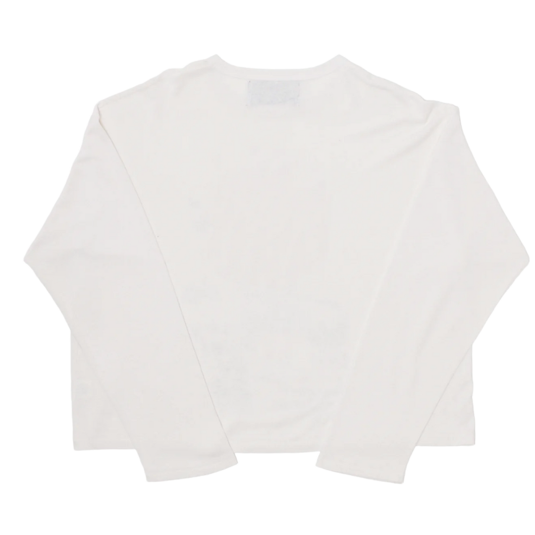 PALY ROLLING STONES 'CREAM' STONES EMBROIDERED LONGSLEEVE TEE