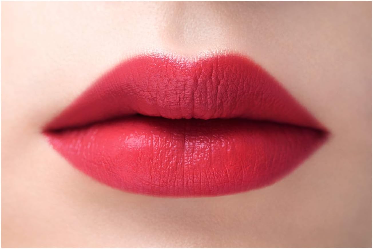 UZU BY FLOWFUSHI 38°C / 99°F Lipstick [+5 Red (Semi Matt)] Lip Care, Skin Beautifungus, Fragrance-free, Hypoallergenic