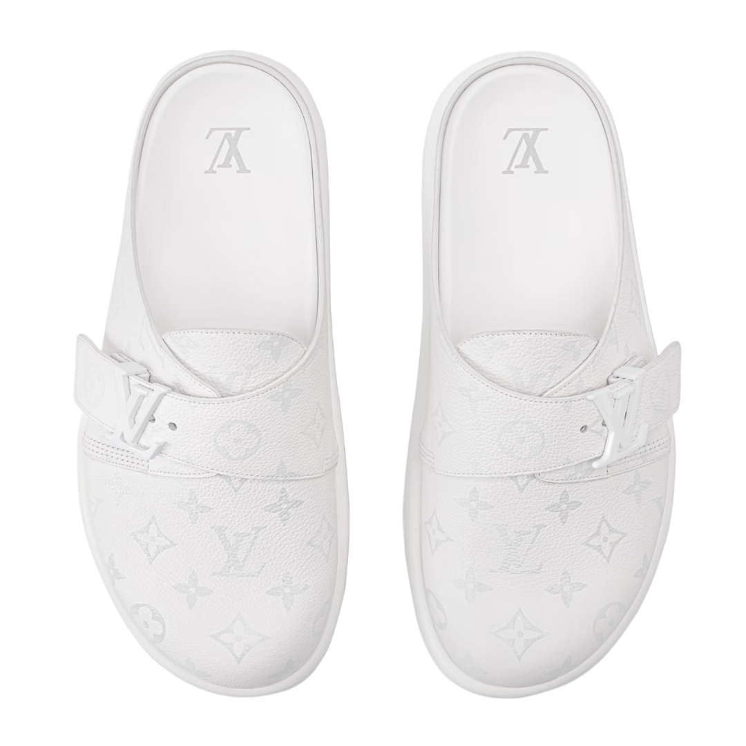 LOUIS VUITTON 'WHITE' EASY MULE