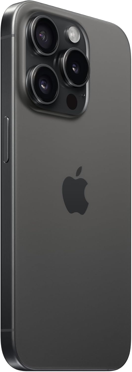[Refurbished] Apple iPhone 15 Pro 256GB Black Titanium SIM Free 5G Compatible (Refurbished)