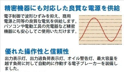 DENYO GE-2500-IV2 Engine Generator, Small Gasoline Engine