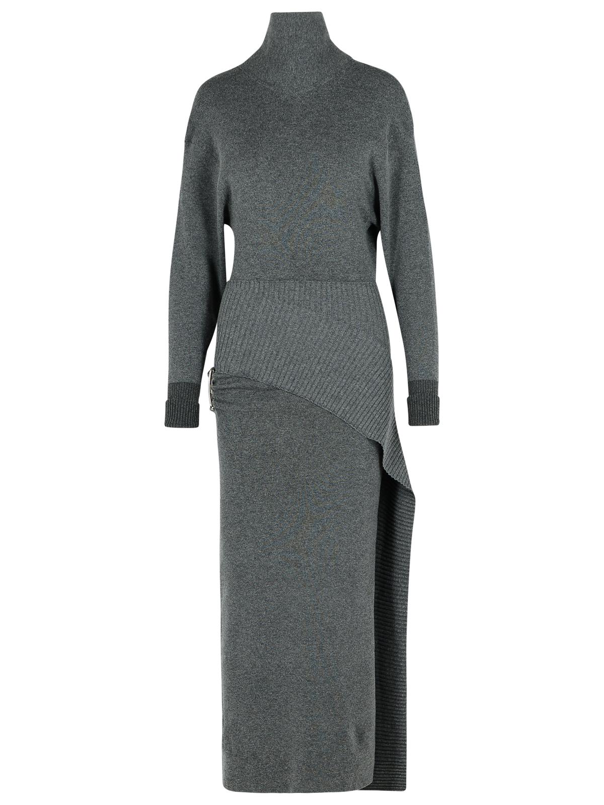 Lanvin ランバングレーウールブレンドドレス - Image 2