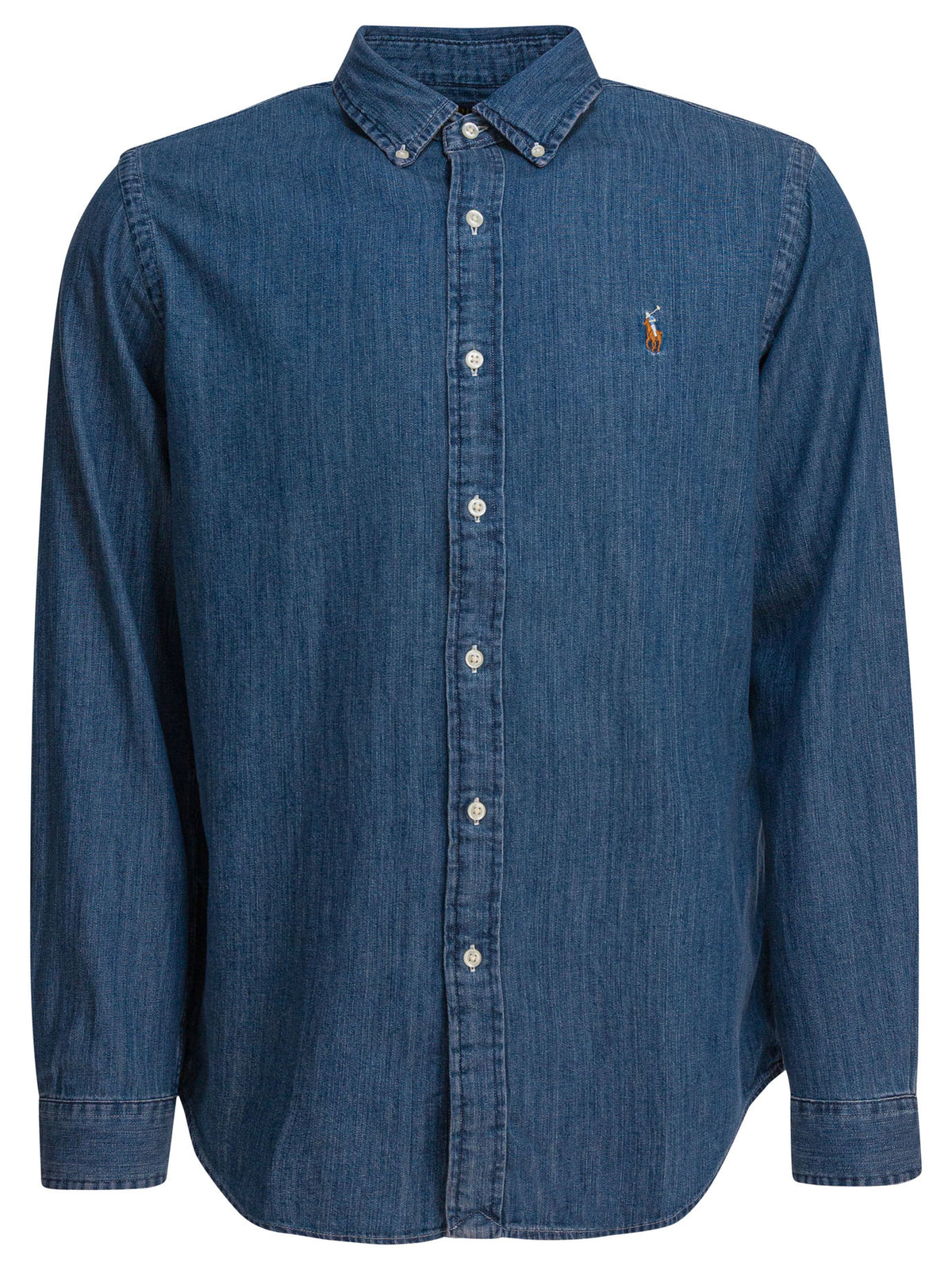 Polo ポロ ラルフローレン カスタム フィット デニム シャツ - Image 2
