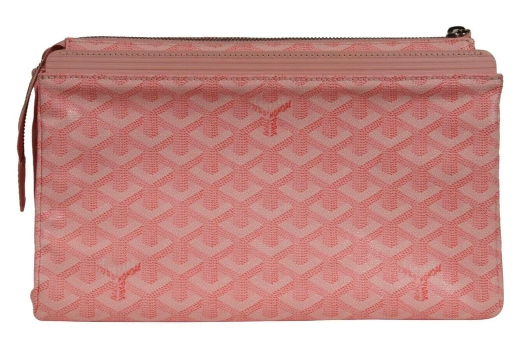 GOYARD 'PINK' MIROIR GM TOILETRY WASH BAG