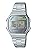 Casio Classic A168WEPC-7AJR Men's Wristwatch, PAC-MAN Collaboration Model, Uses Biomass Plastic, Silver, Silver, Bracelet Type