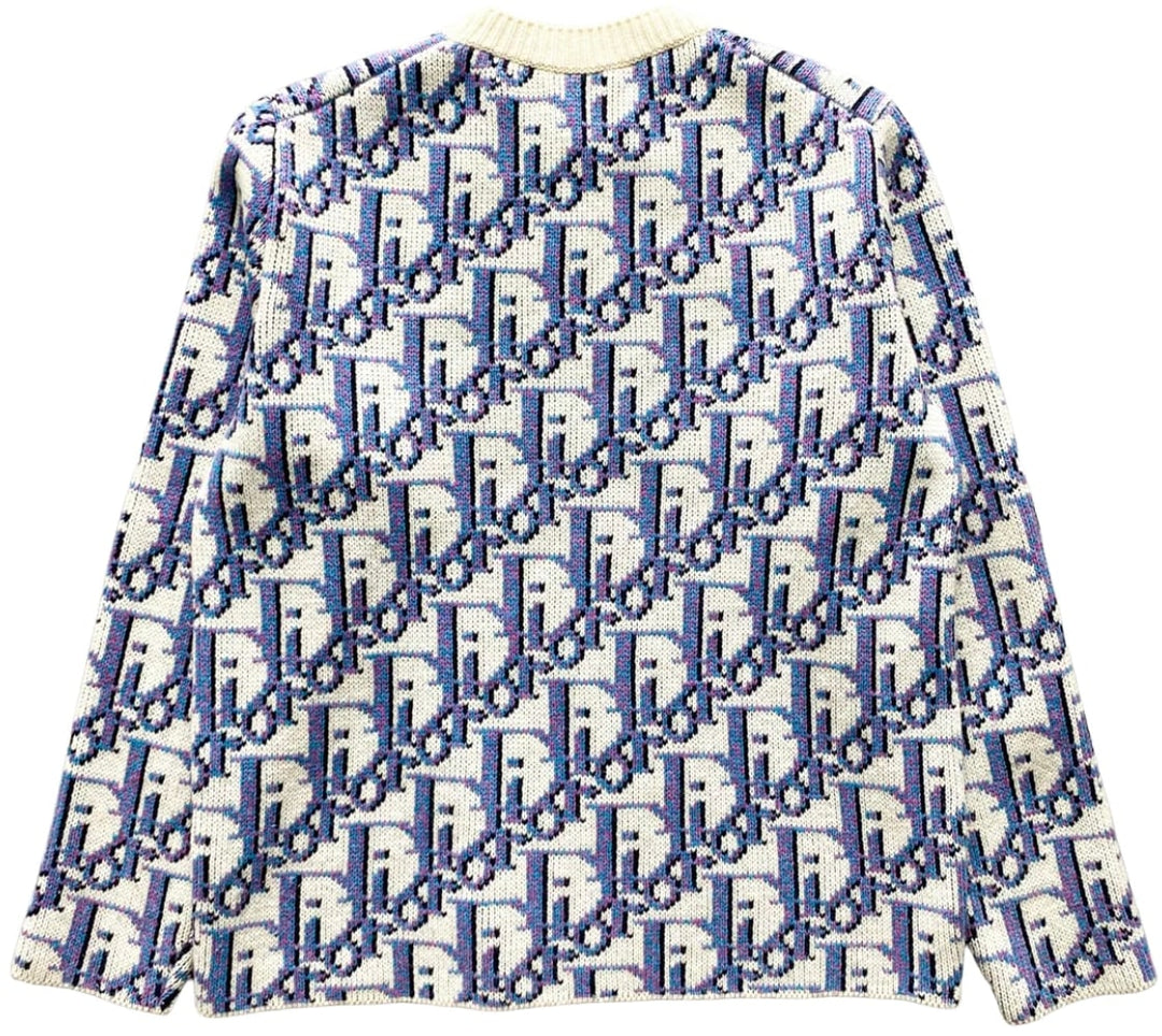 DIOR OBLIQUE WOOL KNIT SWEATER