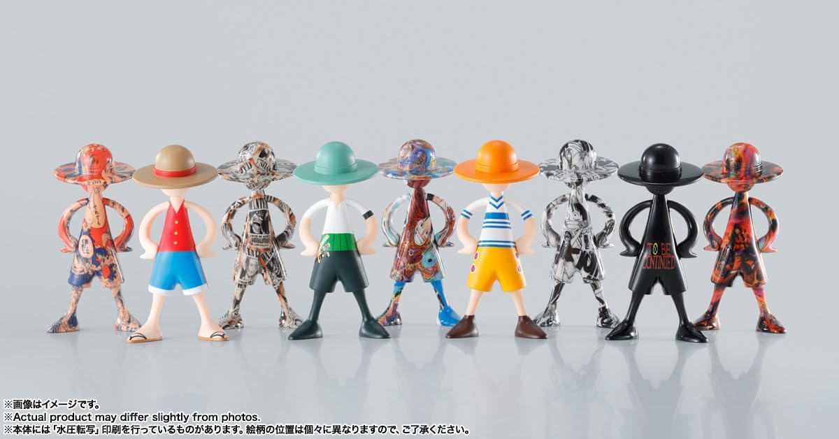 TAMASHII NATIONS LUFFY's ONE PIECE Adventure Memories Vol. 1 (Box) Approx. 3.4 inches (86 mm), ABS Pre-painted Complete Figure