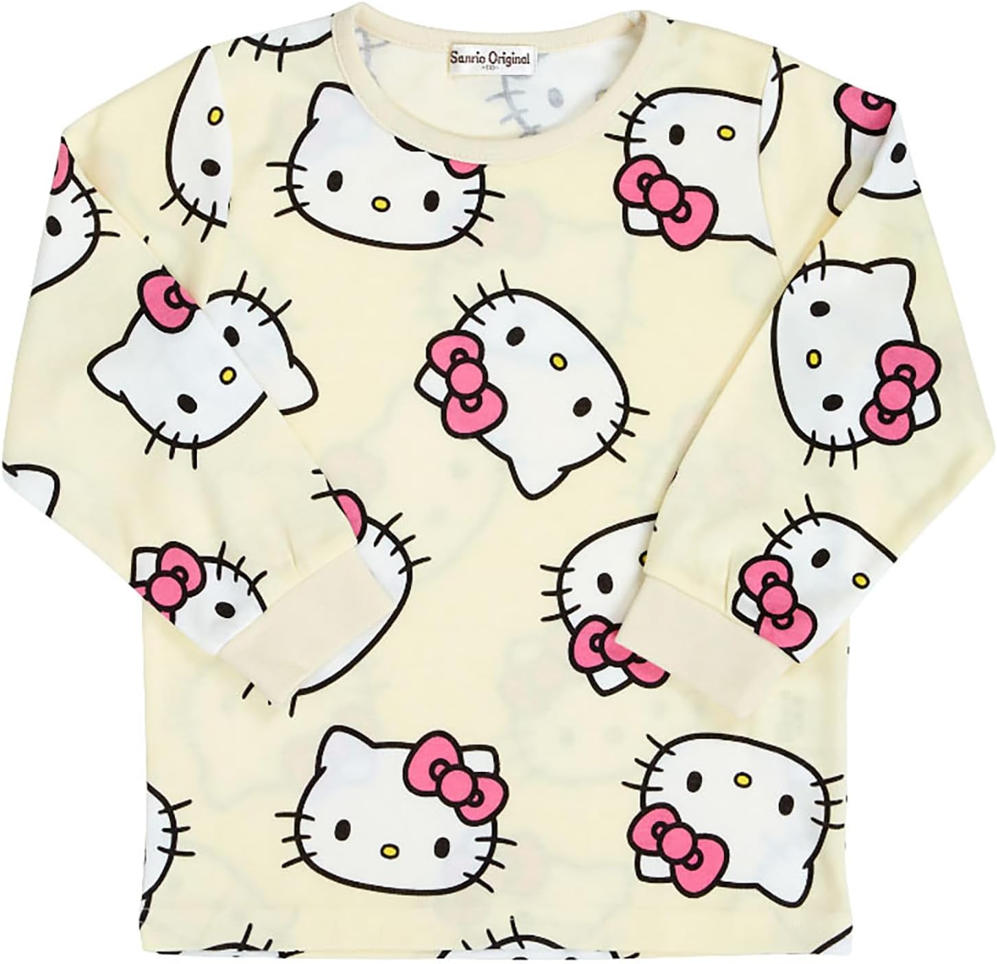 Sanrio 963445 Kids Long Sleeve Pajamas, Hello Kitty, 51.2 inches (130 cm)
