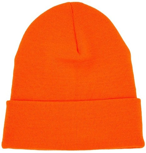 CHROME HEARTS LOGO BEANIE SAFETY ORANGE