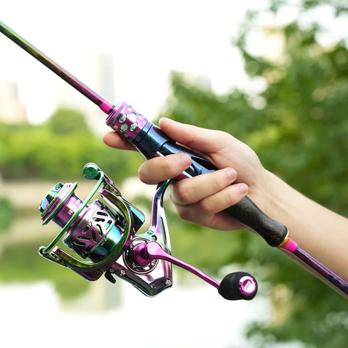 REENEW Spinning Reel, Egging Reel, 5.2:1 High Speed All Metal Fishing Reel with CNC Interchangeable Metal Handle, Cable Reel for Saltwater and Freshwater Sea, 1000-7000 Max Resistance 15KG/33LB