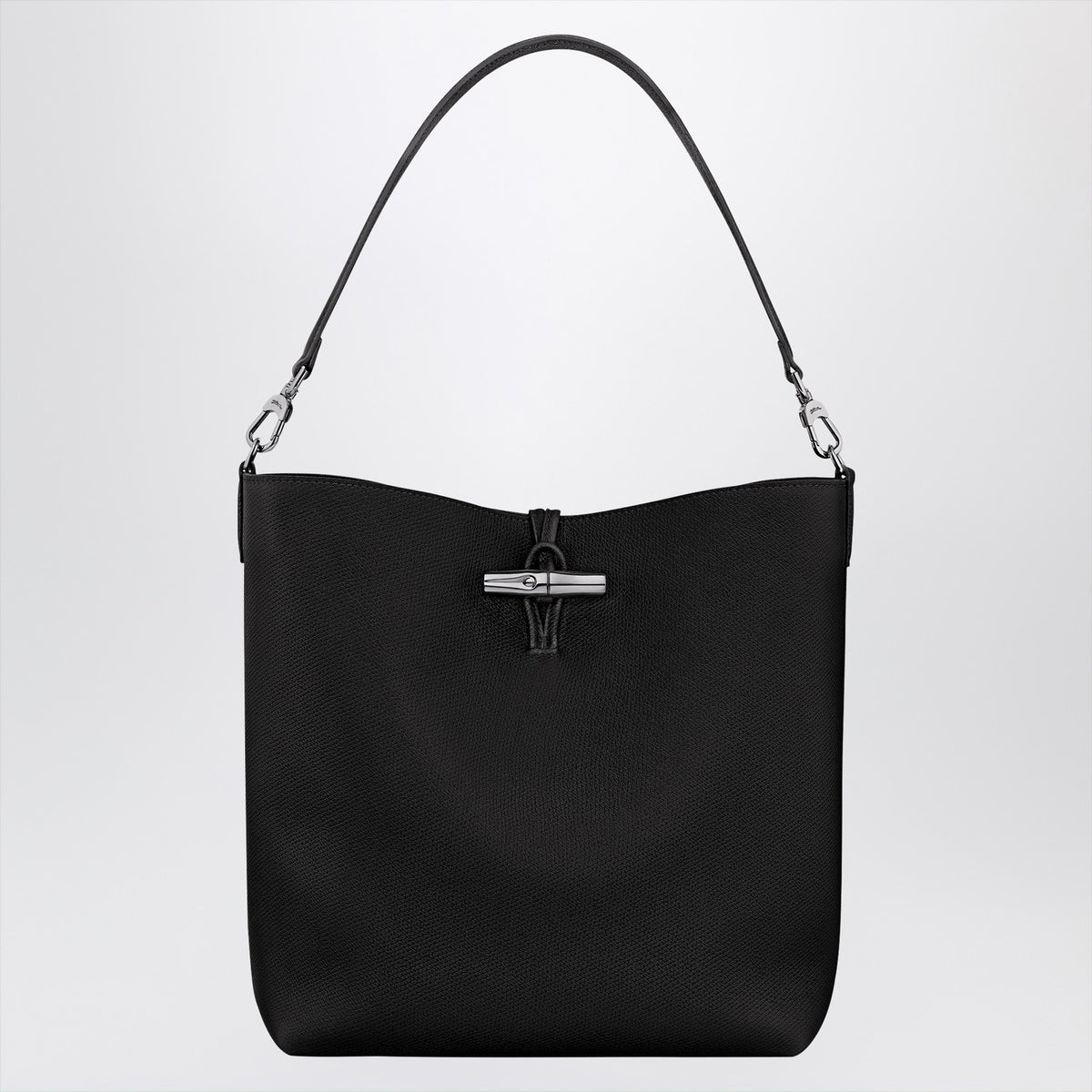 Longchamp Longchamp M Le Roseau Black Hobo Bag - Image 2