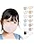 Non-woven Fabric Children's Mask, 3D Mask, Bicolor Made in Japan