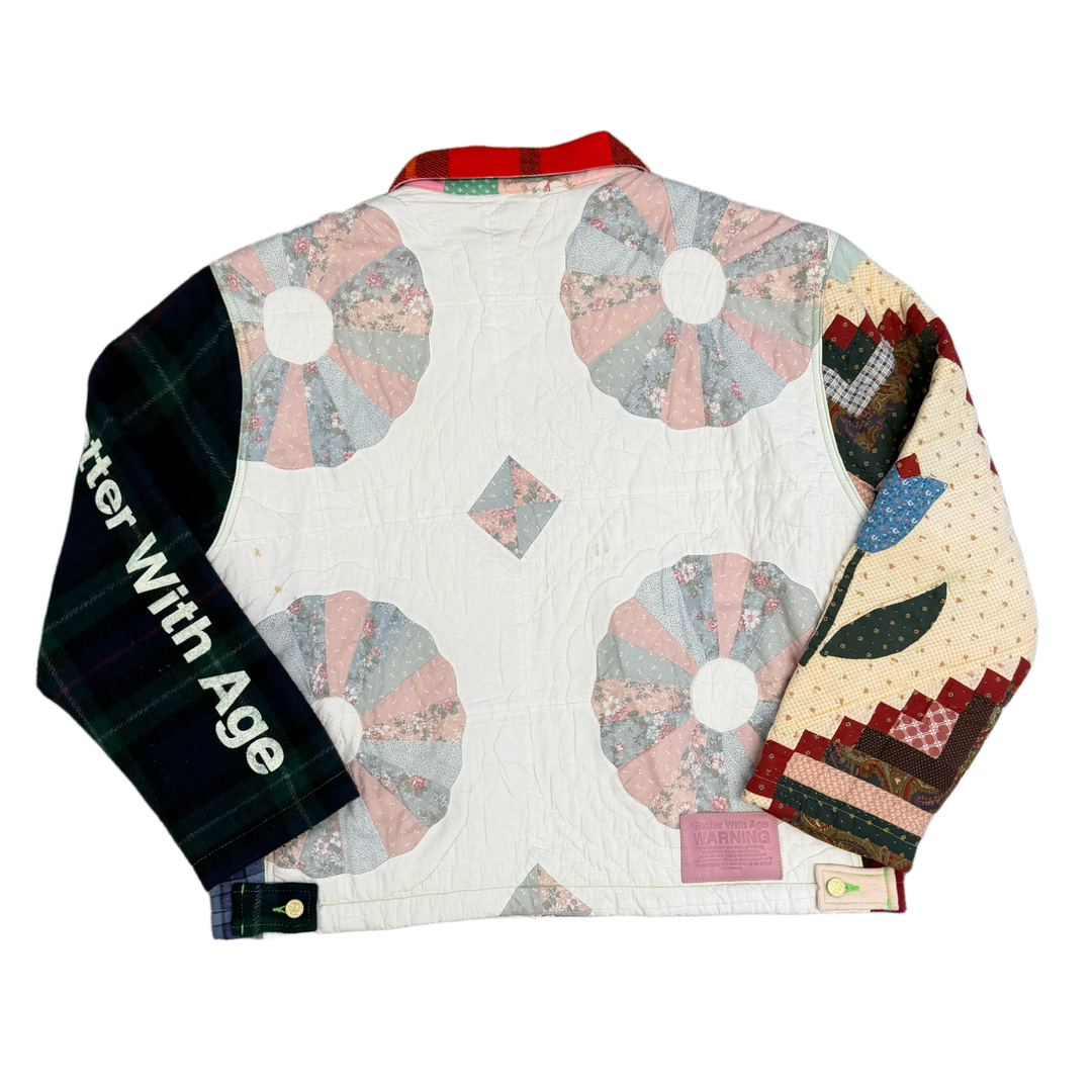 *BETTER WITH AGE 'QUILTED PATCH' WORK JACKET