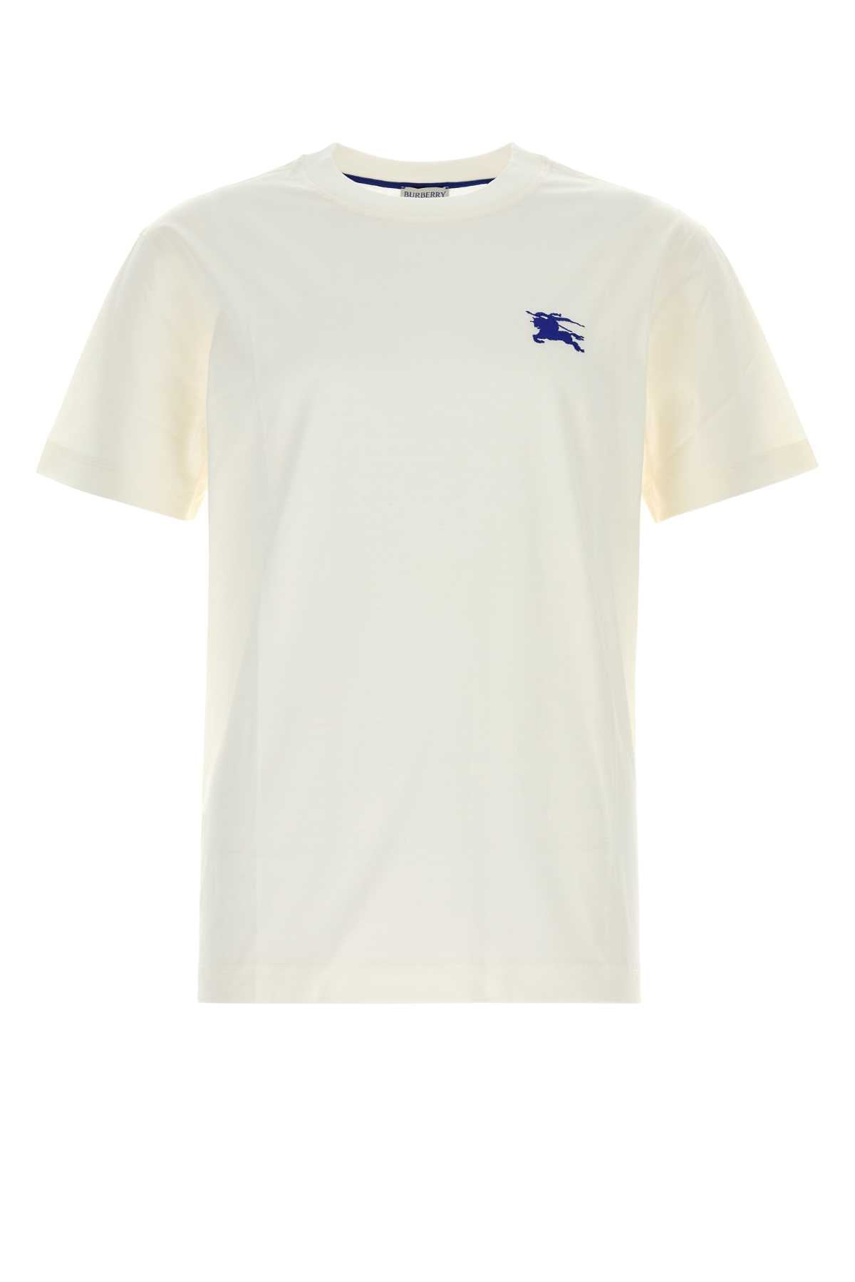 Burberry バーバリーホワイトコットンTシャツ - Image 2