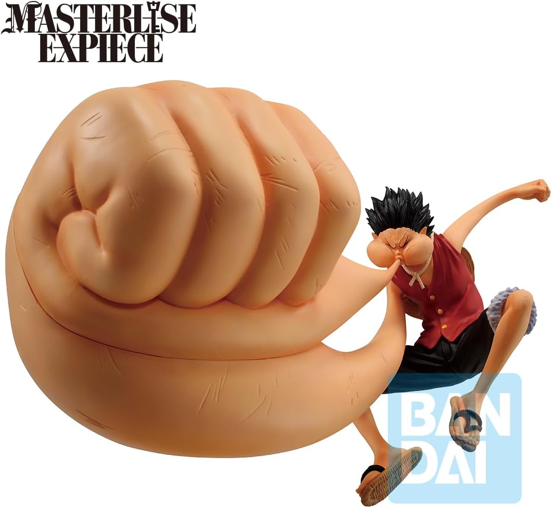 Ichiban Sho Figurine - One Piece - Monkey D. Rufiigear 3 (The Way to King of Pirates), Bandai Spirits MasterLees Collector's Figure