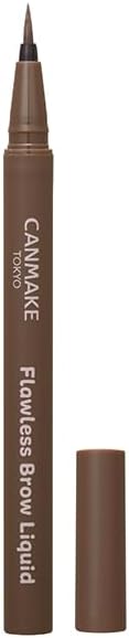 Canmake Flores Brow Liquid 03 Sesame Greige 0.5ml Liquid Eyebrow Charcoal Powder Matte Greige