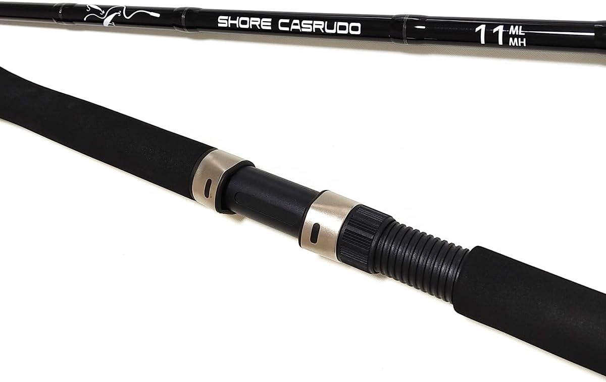 Orurdo qb300112 Fishing Tackle Rod Shore Castled 3 Piece ML MH Set Salt Sea Bass Shore Jigging Shore Casting Compatible Models