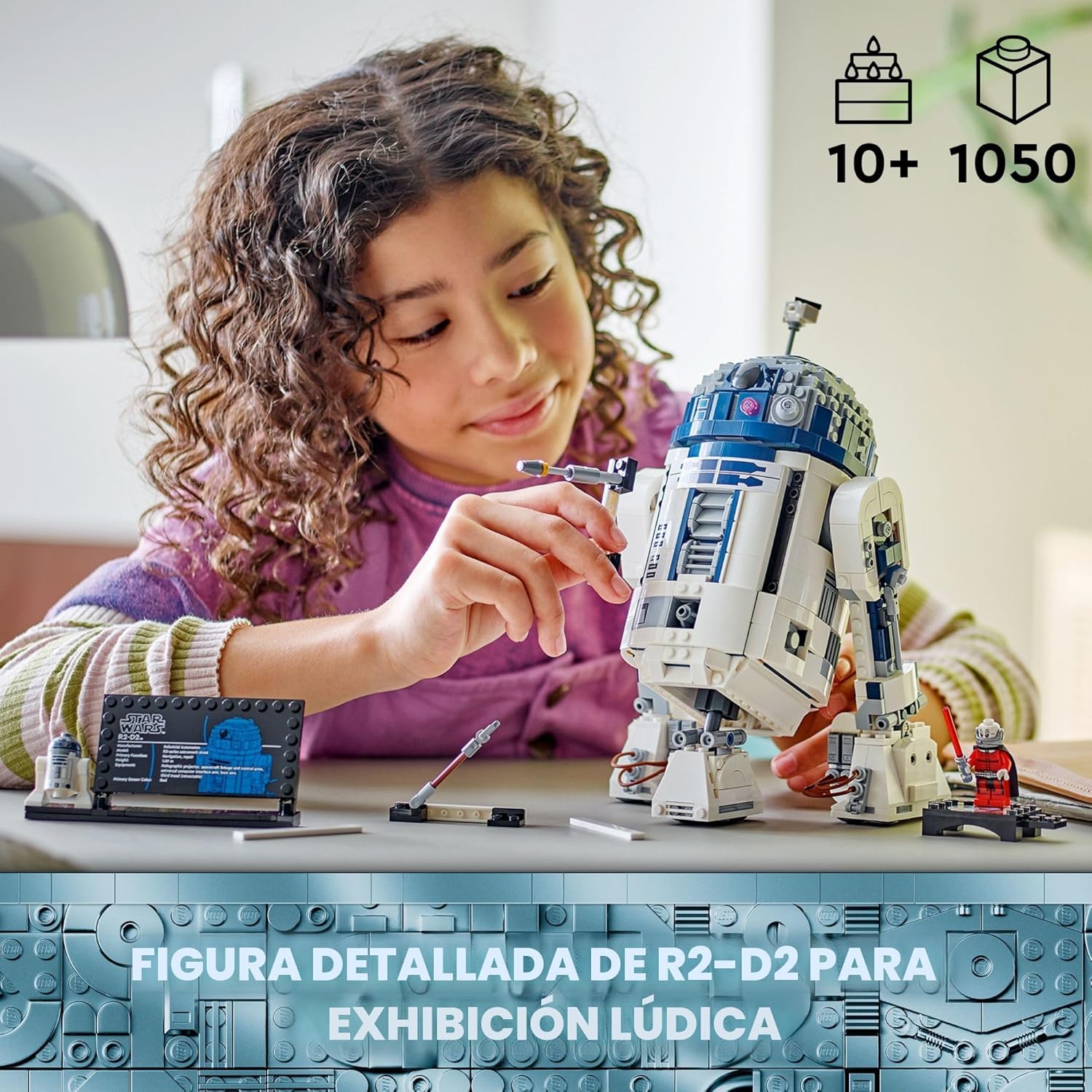 LEGO Star Wars R2-D2 - Juego de juguetes de construcción – Juega o exhibe juguetes de Star Wars para niños y niñas, a partir de 10 años – Ideas de regalo para niños y fans – Incluye 25 aniversario Darth Malak minifigura – 75379