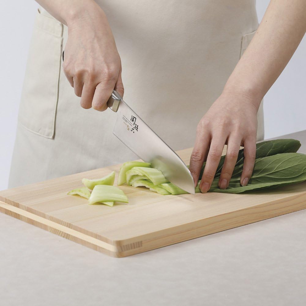 Kai Corporation AE5151 Santoku Knife, Seki Sonroku Aotou 6.5 inches (165 mm), Made in Japan