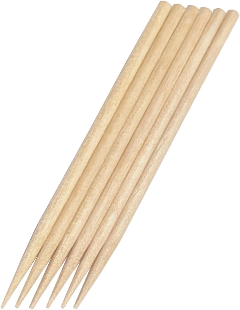 Kikusui Japanese Shirakaba Toothpicks, Approx. 300 Pieces (Groove)